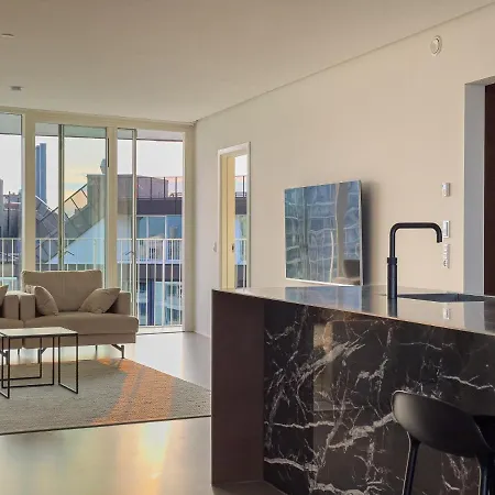 Апартаменты Exclusive Penthouse With Sunset Views Копенгаген