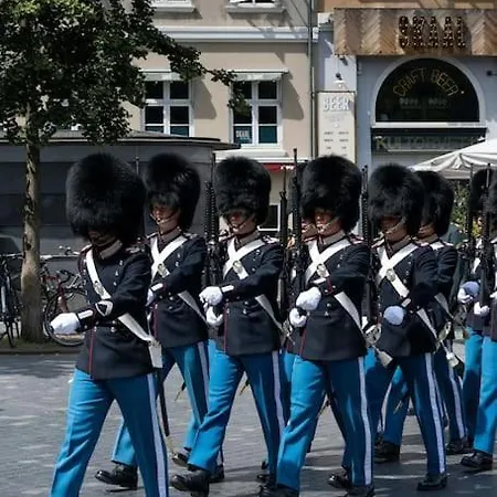 Stylish On Lively Street In Downtown Copenhague
