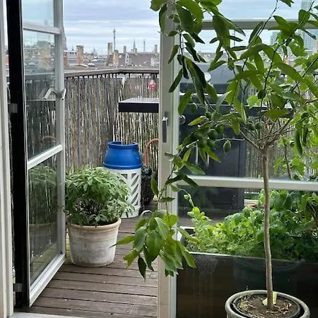 Penthouse Med Egen Tagterrasse * Копенгаген