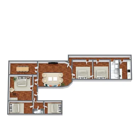 Royal And Luxurious Manor Διαμέρισμα *