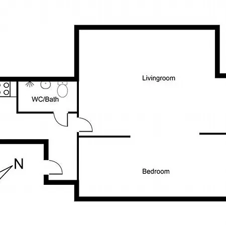 Apartament Stille Og Hyggelig Kopenhaga