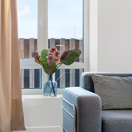 Daire Two-bedroom With Amazing View And Sunny Balcony Next To Royal Arena Kopenhag