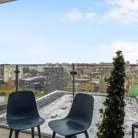 Daire Two-bedroom With Amazing View And Sunny Balcony Next To Royal Arena