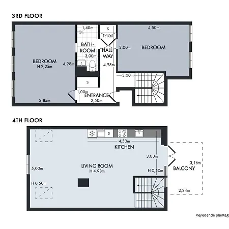 アパート Sanders Main - Endearing Two-bedroom Duplex With A Balcony Next To Magical Nyhavn