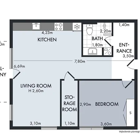 Sanders Arena - Dreamy One-bedroom Close To Metro Station København
