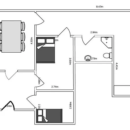 Daire 3 Bedroom Flat With Balcony In Peaceful Neighbourhood