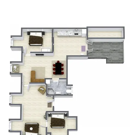 Luxury W Privat Rooftop Terrace - Cph C Apartamento
