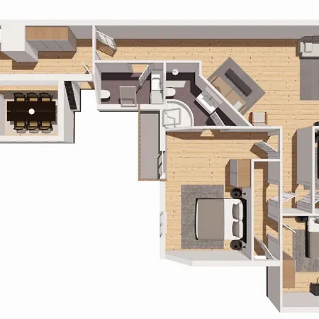דירה Bright 3br With Balcony And Amazing View קופנהגן