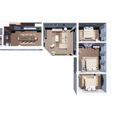 Daire Stylish Spacious W 3br In Kopenhag