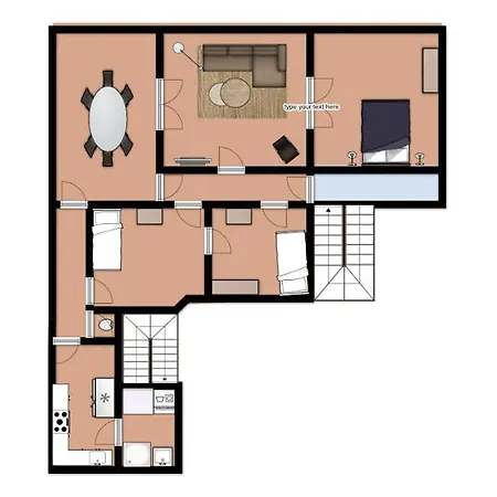 Apartament Great 3-bed In Fantastic Location Kopenhaga