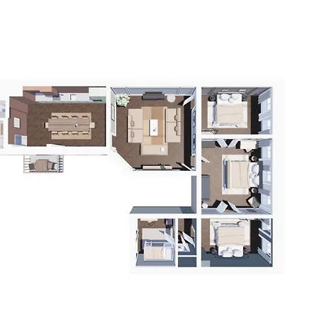220sqm Designer - Center - Private Balcony Apartment Kopenhagen