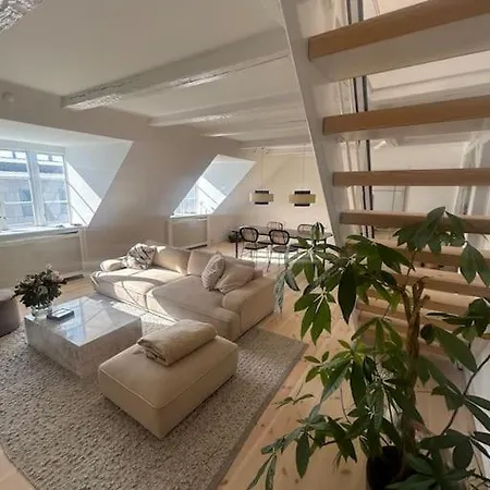 Kings Apt, Doublex W Water View & Private Terrasse Apartamento Copenhaga