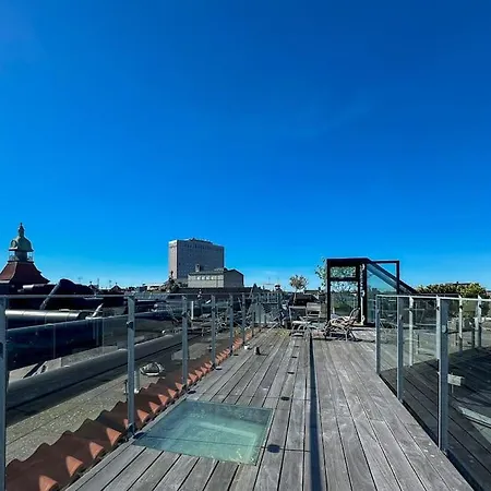 Central Penthouse With Panoramic Private Terrace * Копенгаген