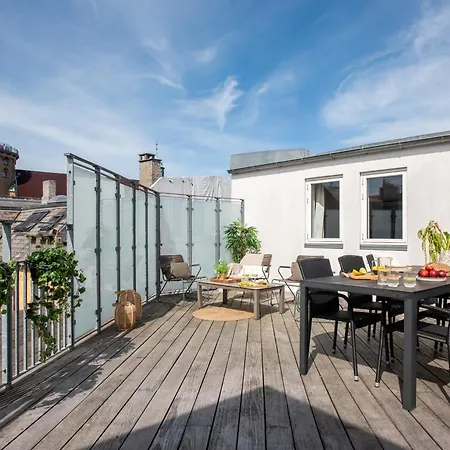 Sanders Leaves - Two-bedroom With Shared Roof-top Terrace Daire Kopenhag