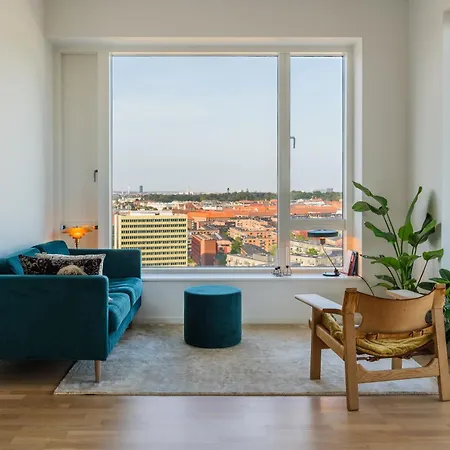 View From The 18th Floor Over Whole Of Copenhagen. * Copenhaga