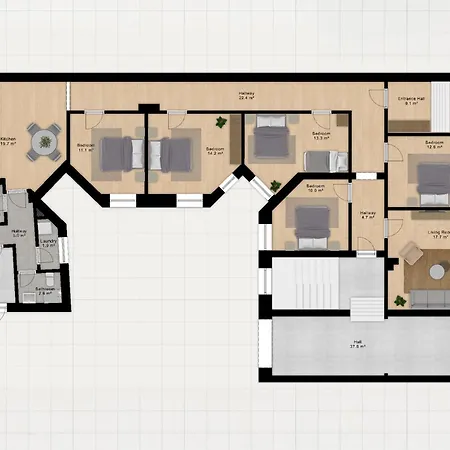 Sanders Noble - Fantastic 4-bdr In The Capital Apartamento Copenhague