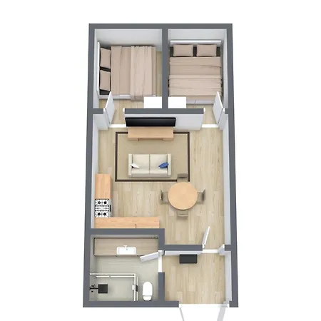 Cozy And Contemporary Ground Floor Retreat