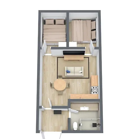 アパート Modern Ground Floor