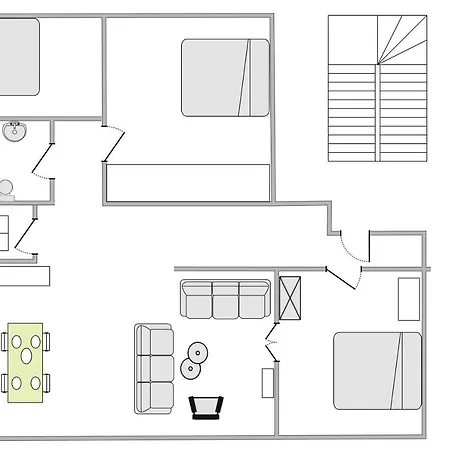 公寓 Sanders Arrow - Chic Three-bedroom In The Middle Of *