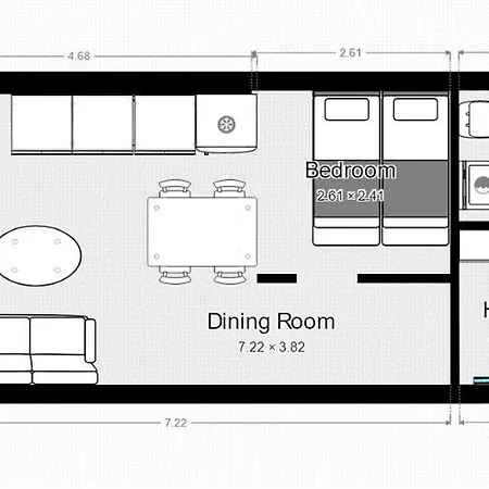 Appartement Aday - Dagmargade - Studio *