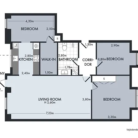 Sanders Arena - Lovely Three-bedroom Close To Metro Station Apartment Copenhagen