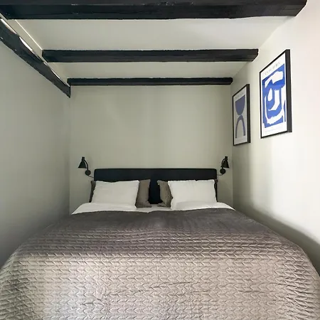 Unique 2 Bedroom Duplex W Exposed Beams In Cph *