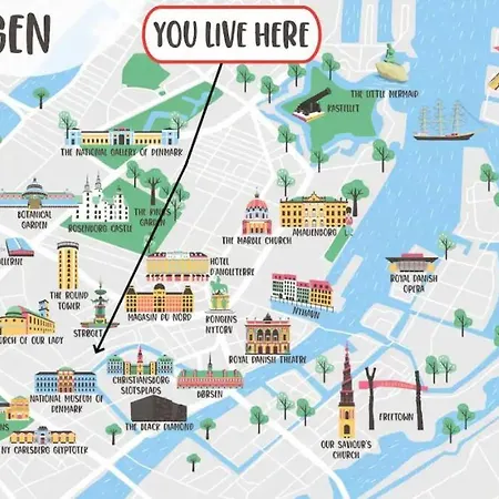 Stylish In Heart Of Cph Near Stroget & The Canals Appartement Copenhague