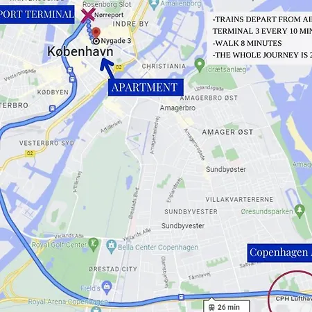 Penthouse-nordic-citycenter-balcony Apartment Kopenhagen