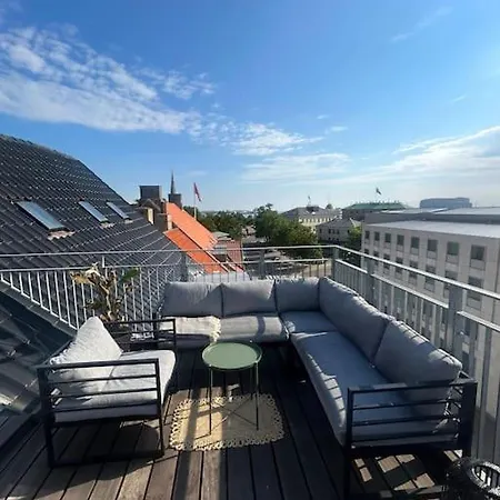 Kings Apt, Doublex W Water View & Private Terrasse * Copenhague