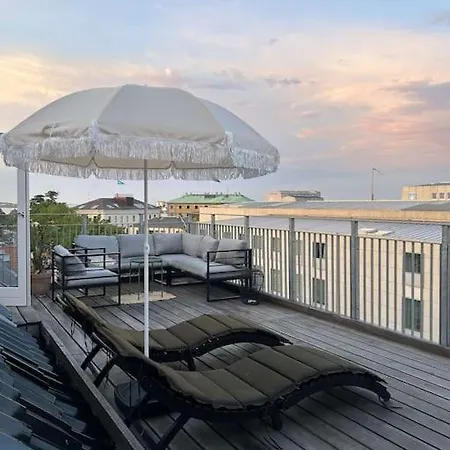Apartamento Kings Apt, Doublex W Water View & Private Terrasse Copenhague