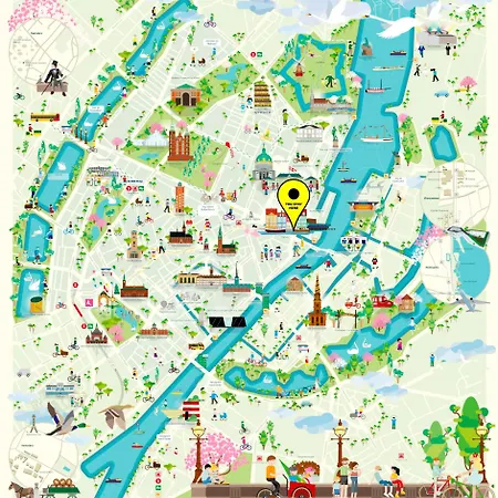 아파트 Chic In Vibrant Area By Canals