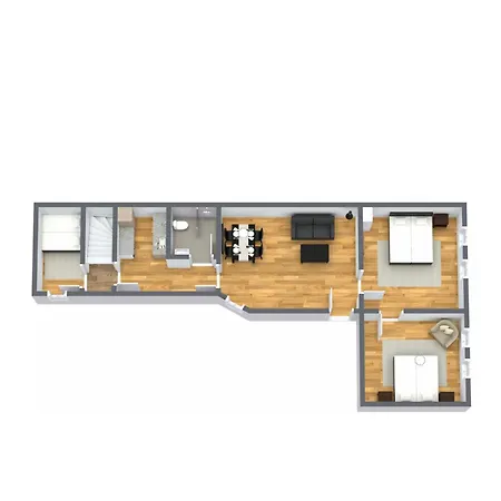 Scandinavian Style 3br In Centre Lägenhet