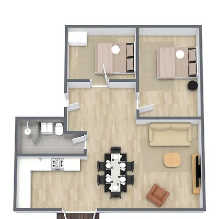 Newly Renovated 2br With Large Balcony