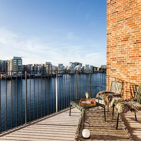 Penthouse W. Private Rooftop At The Waterfront Lägenhet