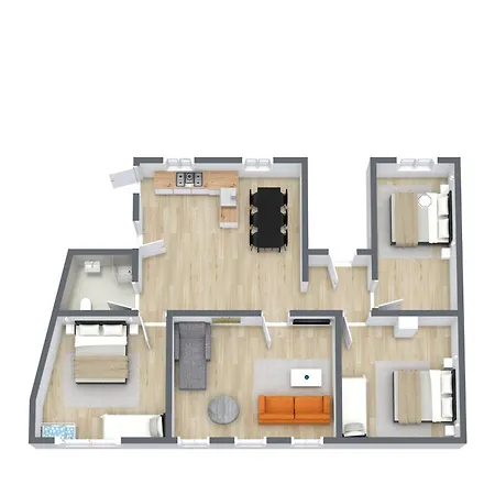 アパート Large Modern By Meat Packing District In