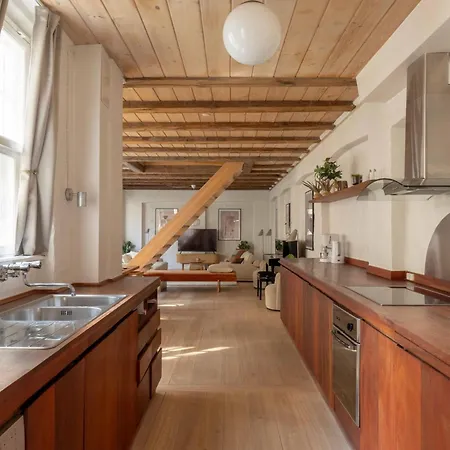 Charming 4br Duplex In Norrebro * Koppenhága