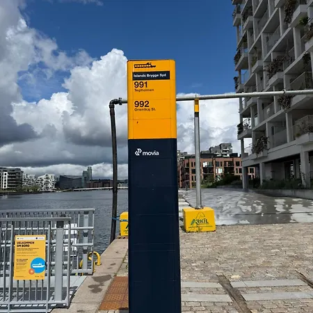Laekker Med Vand Udsigt Pa Islands Brygge Apartmán