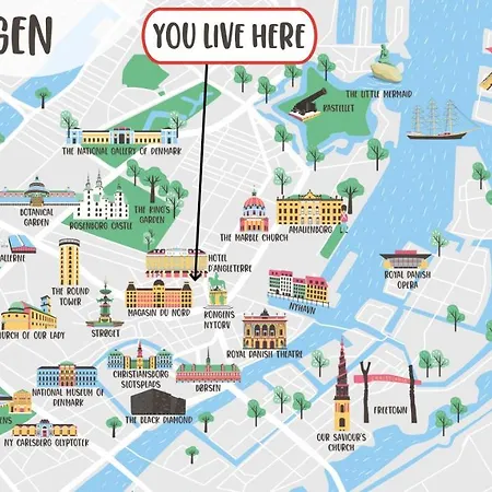 Super 2br In Old Town Apartamento Copenhaga