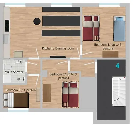 Appartement 6 Persons