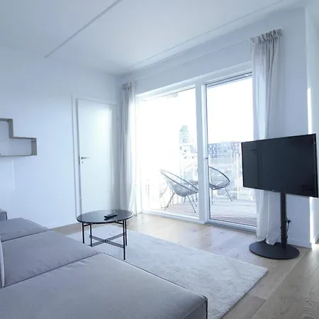 Fantastic 3-bed Wbalcony In North Harbour Copenhague