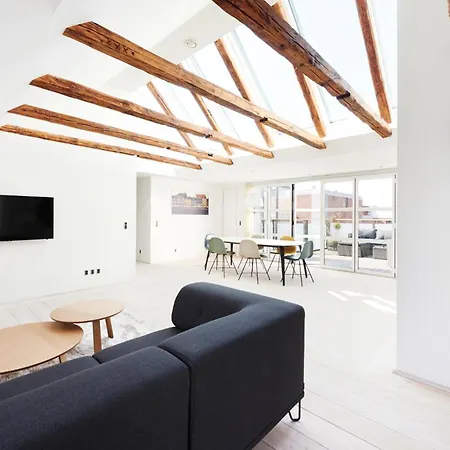 2-bed Penthouse With Elevator And Private Terrace * Koppenhága