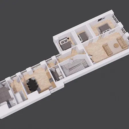 Big 4 Bedroom With Bathtub By Cph Hall Square Kodaň