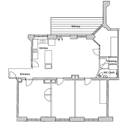アパート Large Penthouse